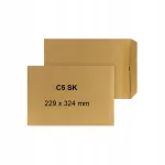 &Uuml;mbrikud ilma aknata C5, 162 x 229 mm, pruunid, 500 tk.