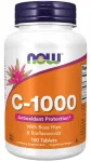 Toidulisand NOW Foods C-1000 kibuvitsate ja bioflavonoididega, 100 tabletti