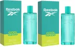 Reebok Cool Your Body tualettvesi naistele, 2x100 ml