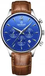 Meeste kell Giewont Chronograph Sapphire Brown Blue GW6310-A5 kinkekarbis
