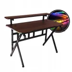 Cobra CRF4012RGB m&auml;ngulaud riiuliga, pruun, RGB LED-valgustusega