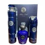 Parf&uuml;&uuml;mikomplekt Lattafa Blue Oud: 100 ml EDP, 200 ml deodorant, 300 ml v&auml;rskendaja