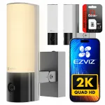 EL3 4MP IP-videovalvekaamera LED-tuled, numbrim&auml;rkide tuvastus, 64GB