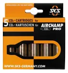 CO2 gaasiballoonid SKS AIRCHAMP PRO pumpa, 5 tk
