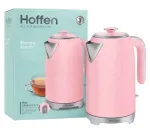 Elektriline veekeetja Hoffen, 1,7 l, 1850&ndash;2200 W, roosa