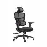 Ergonoomiline t&ouml;&ouml;tool Spacetronik, must, reguleeritav, kuni 136 kg