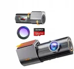 Auto eesmine kaamera 4K UHD 2160P, 64 GB kaart, 170&deg; vaatenurk