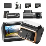 DDPAI Z60 Pro 4K HDR GPS salvesti MINI2X ja tagumise kaameraga