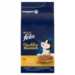 Felix Doubly Delicious kuiv kassitoit kana ja kalkunilihaga 2 kg
