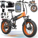 Elektrit&otilde;ukeratas zazawork 48V 20Ah 1500W, kuni 45 km/h, 20" rattad, kiivriga