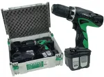 Puursuktuur Hitachi DS14DCL 14,4V, 2 x 3,0 Ah akudega