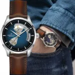 Meeste kell Hamilton Jazzmaster H32675540 Open Heart