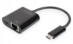 V&otilde;rguadapter DIGITUS USB-C kuni RJ45, Gigabit Ethernet, USB 3.0