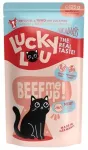 LUCKY LOU LIFESTAGE niiske kassitoit linnuliha ja veiselihaga 125 g