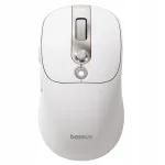 Juhtmevaba hiir Baseus, 4000 DPI, 800 mAh, OLED-ekraan, valge, 2.4 GHz, Bluetooth