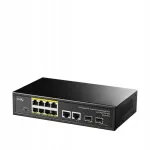 CUDY GS1010PS2 v&otilde;rgu l&uuml;liti, 8 PoE GbE porti, 2 lisaportti