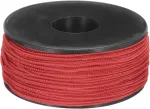 Micro Paracord n&ouml;&ouml;r, 1,18 mm, 164 m, 45 kg, pol&uuml;ester, punane