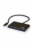 USB-C jagaja PORT CONNECT, 4&times; USB 3.0, must