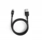 USB-A kuni Lightning-kaabel AdamElements, 1,2 m, must