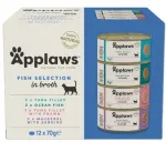 Applaws m&auml;rg kassitoit kalamaitseline, 12 x 70 g