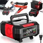 Automaatne aku laadija 15A 12V/24V autodele ja mootorratastele