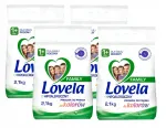 Pesupulber v&auml;rvilistele riietele Lovela Family, h&uuml;poallergeenne, 4 x 2,1 kg, 112 pesukorda