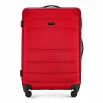Keskmise suurusega kohver WITTCHEN Globe Line 56-3A-652-35, punane