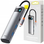 USB-jaotur Baseus 7in1 koos Type-C, HDMI, TF kaardilugeja ja 100W PD-ga