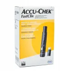 &Uuml;hekordne Accu-Chek FastClix lansetip&uuml;stol koos 6 lansetiga