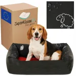 Ortopeediline koera diivanvoodi 120x90, bordo