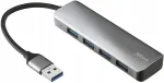 USB jagaja 4x USB-A 3.2, kuni 5 Gb/s, alumiinium, arvutile ja s&uuml;learvutile