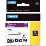 Vin&uuml;&uuml;llint DYMO IND Rhino, 19 mm x 5,5 m, lillakas valgega