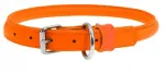 Ringikujuline nahast koera kaelarihm WAUDOG, 13 mm, 45&ndash;53 cm, oranž
