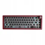 Mehaaniline klaviatuur GMK67 65%, juhtmevaba, RGB, punane, hotswap, 2.4GHz, DIY komplekt
