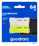 USB m&auml;lupulk GOODRAM UME2, 2 x 64GB, USB 2.0 komplekt