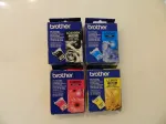 BROTHER LC800 tindikassetid, 4 v&auml;rvi, originaalid