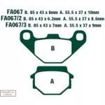 Piduriklotsid EBC Brakes FA067TT