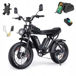 Ridstar Q20 Pro elektrijalgratas, 3000W, 52V, 40Ah, laiad rehvid, kuni 60 km/h