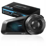 Motorratturi raadio Fodsports FX-S, Bluetooth 5.4, 2 kasutajale, veekindel, ulatus 1 km