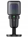 Kondensaatormikrofon USB-C, 24bit 96kHz, RGB valgustus, statiiv