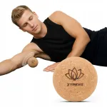 Massaažipall XTREXO, looduslikust korgist, 5 cm, s&uuml;gava lihasmassaaži jaoks