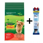 Kuivtoit koertele FRISKIES Active veise- ja k&ouml;&ouml;giviljadega, 10 kg