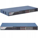 Hikvision v&otilde;rgul&uuml;liti, 16 PoE porti, SFP, gigabit, kaameratele, rack-montaaž