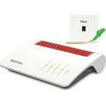 Traadita ruuter AVM Fritz Box 5590 Fiber, Wi-Fi 6, 3600 Mbps
