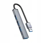 USB jaotur ORICO, 1x USB-A 3.0, 3x USB-A 2.0, kaabliga