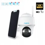 P&ouml;&ouml;rlev 4K 8Mpx GSM LTE 4G videokaamera Reolink Go PT Ultra