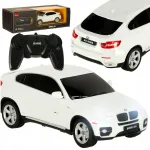 Kaugjuhitav Rastar BMW X6 1:24, valge