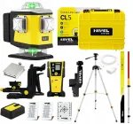 Ristlazer roheline 4x360&deg; Nivel System CL5G statiivi ja kontrollanduriga