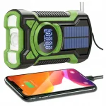 Kaasaskantav p&auml;ikese raadio taskulambiga 5000mAh JB-07G