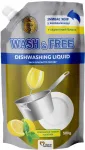 Wash&Free n&otilde;udepesuvahend sidruni ja m&uuml;ndi l&otilde;hnaga, 0,5 l